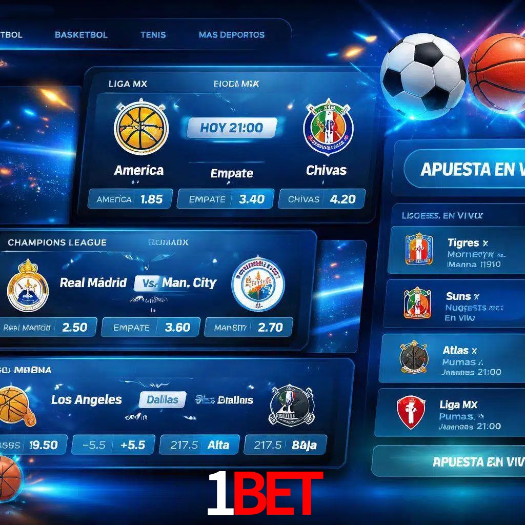 Mercados de apuestas deportivas 1bet para jugadores en México